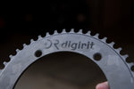 DIGIRIT CARBON CHAINRING (Marble / 49T)【USED】