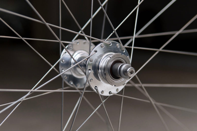 【USED】VELOCITY A23 NON-MSW × PHILWOOD HIGH FLANGE TRACK HUB Custom Wheel (F/R Set)