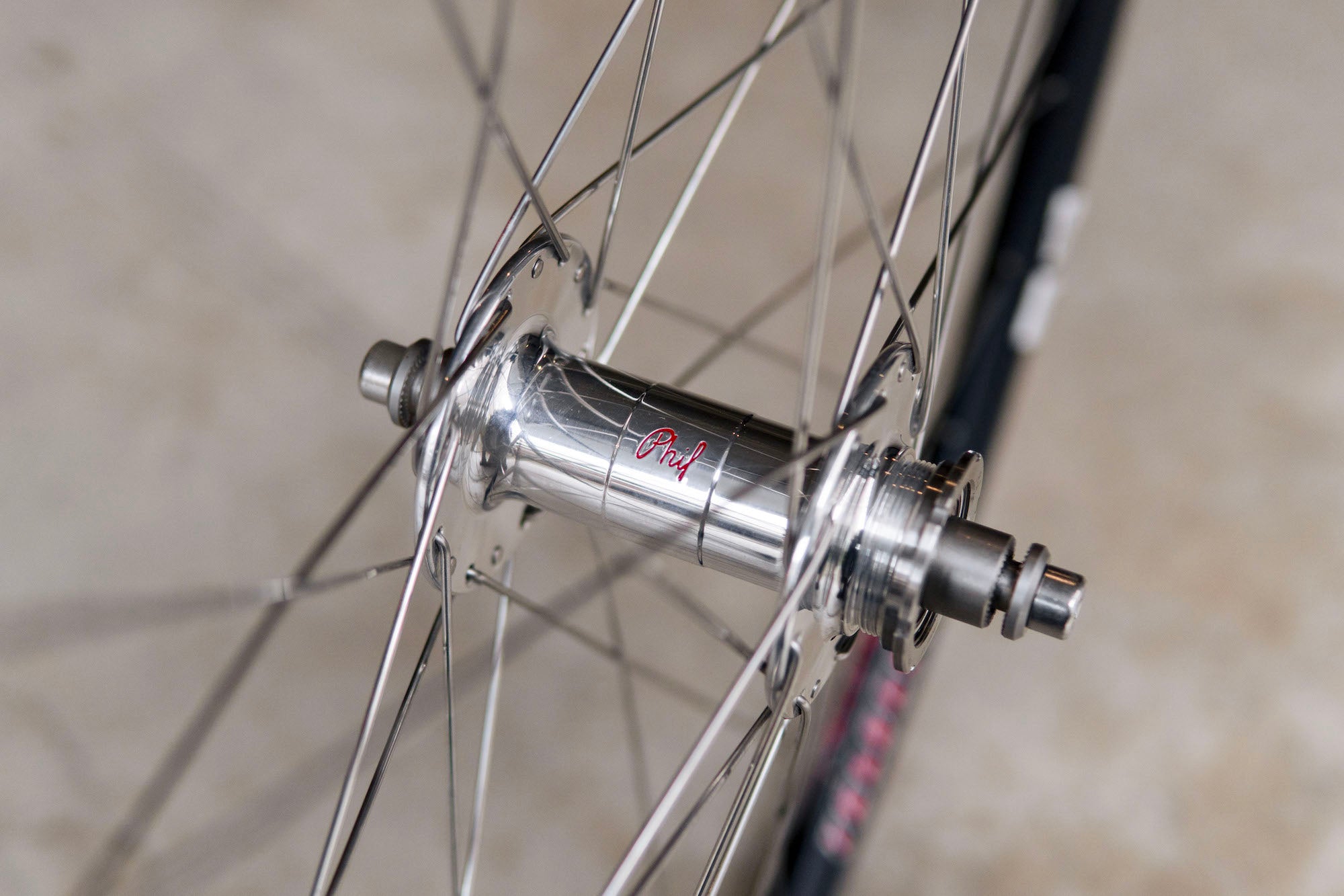 USED】VELOCITY A23 NON-MSW × PHILWOOD HIGH FLANGE TRACK HUB Custom Whe