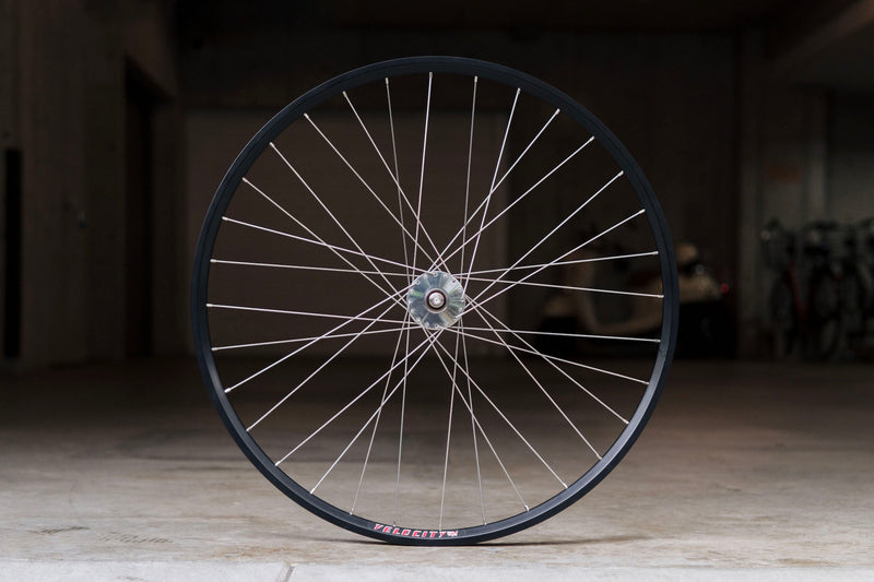 【USED】VELOCITY A23 NON-MSW × PHILWOOD HIGH FLANGE TRACK HUB Custom Wheel (F/R Set)