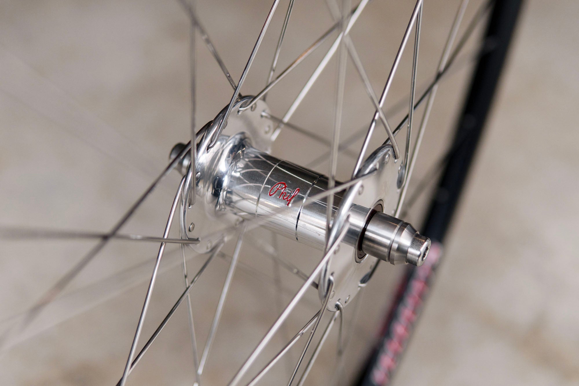 USED】VELOCITY A23 NON-MSW × PHILWOOD HIGH FLANGE TRACK HUB Custom Whe