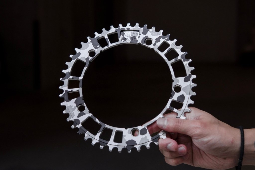AARN TRACK CHAINRING (CAMO / 47T)【USED】