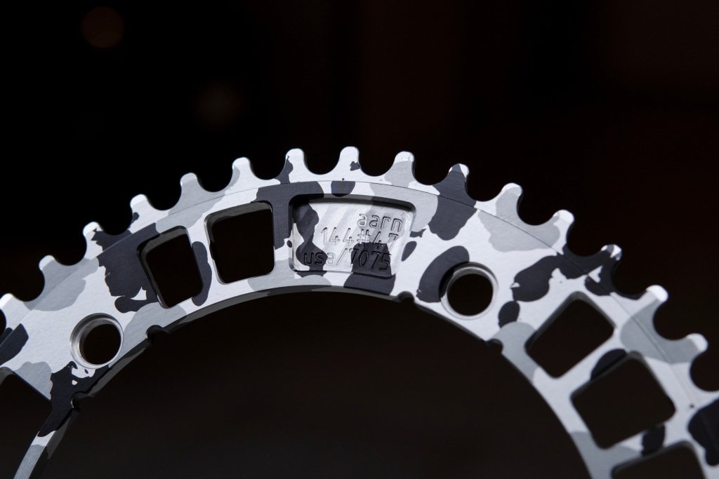 AARN TRACK CHAINRING (CAMO / 47T)【USED】