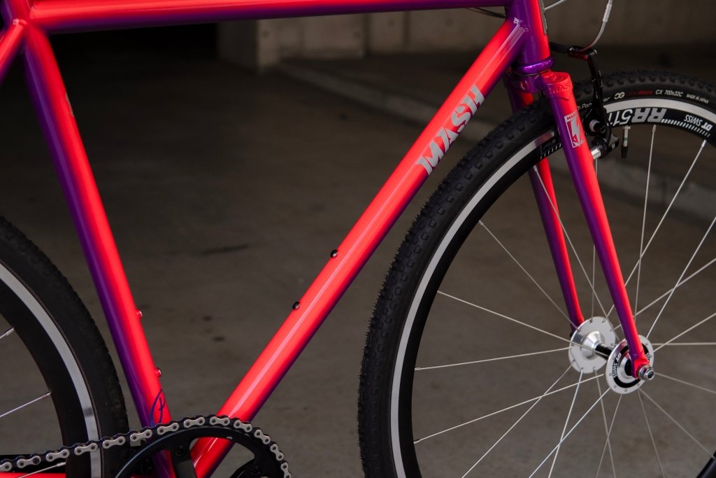 MASH サイクリングベスト XXL MASH STEEL (neon red-purple fade / C-T520mm) 【USED】