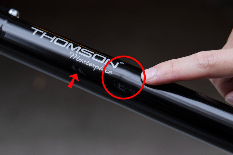 THOMSON MASTERPIECE SEATPOST Straight (Ø31.6mm / 350mm)【USED】