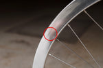 H PLUS SON SV-30 (CHROME) × DURA-ACE TRACK HUB Custom Wheel F/R Set 【USED】