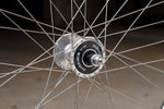 H PLUS SON SV-30 (CHROME) × DURA-ACE TRACK HUB Custom Wheel F/R Set 【USED】