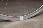 H PLUS SON SV-30 (CHROME) × DURA-ACE TRACK HUB Custom Wheel F/R Set 【USED】