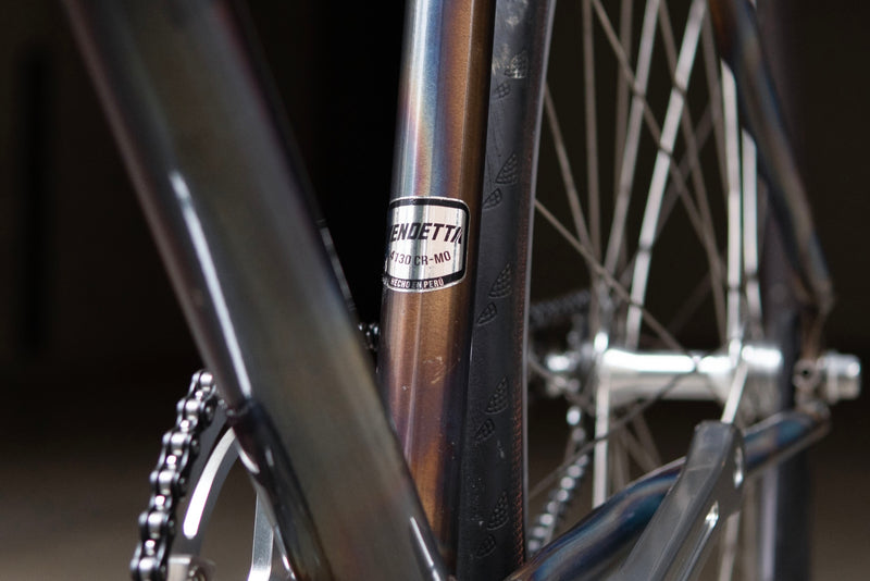 VENDETTA CrMo 4130 Low Tapered Triple T / ALPINA FORK (RAW / C-T580) 【USED】