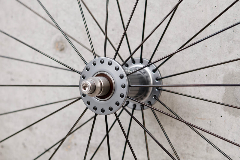 BROTURES F35 × PHILWOOD LOW FLANGE TRACK HUB Custom Wheel F/R Set【USED】
