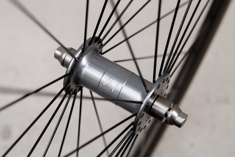 BROTURES F35 × PHILWOOD LOW FLANGE TRACK HUB Custom Wheel F/R Set【USED】