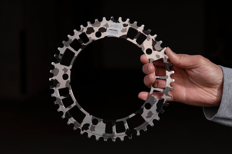 AARN TRACK CHAINRING (CAMO / 47T)【USED】