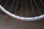 H PLUS SON AT-25 (Polish) × PHILWOOD LOW FLANGE TRACK HUB(Purple) Custom Wheel (Front)【USED】
