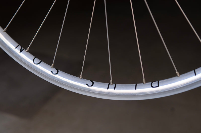 H PLUS SON AT-25 (Polish) × PHILWOOD LOW FLANGE TRACK HUB(Purple) Custom Wheel (Front)【USED】