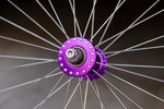 H PLUS SON AT-25 (Polish) × PHILWOOD LOW FLANGE TRACK HUB(Purple) Custom Wheel (Front)【USED】