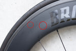 USED BROTURES SHRED88 CARBON RIM × BROTURES TRIPLE THREAT HUB Custom Wheel (F/R Set)【USED】