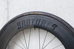 USED BROTURES SHRED88 CARBON RIM × BROTURES TRIPLE THREAT HUB Custom Wheel (F/R Set)【USED】