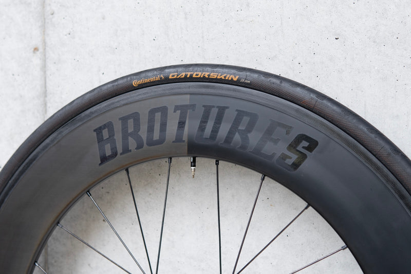 USED BROTURES SHRED88 CARBON RIM × BROTURES TRIPLE THREAT HUB Custom Wheel (F/R Set)【USED】