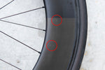 USED BROTURES SHRED88 CARBON RIM × BROTURES TRIPLE THREAT HUB Custom Wheel (F/R Set)【USED】
