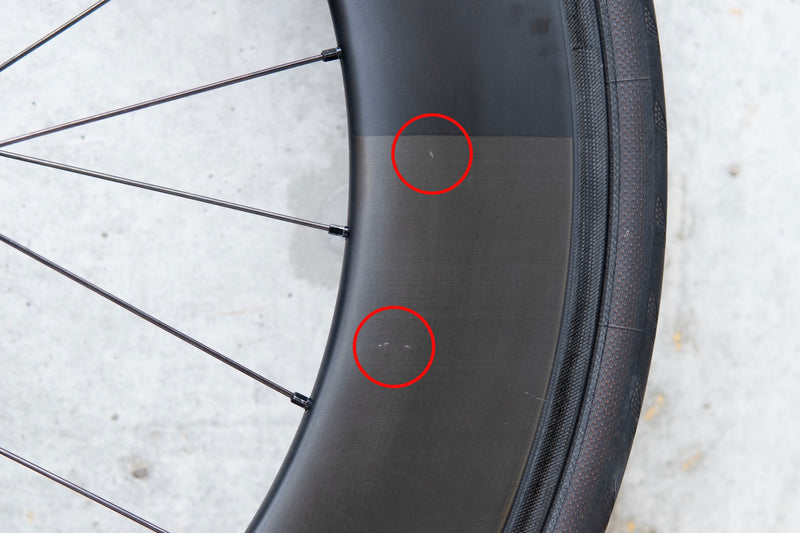 USED BROTURES SHRED88 CARBON RIM × BROTURES TRIPLE THREAT HUB Custom Wheel (F/R Set)【USED】