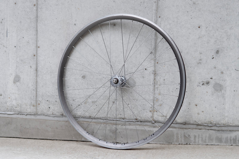 H PLUS SON AT-25 (HLH) × PHILWOOD LOW FLANGE TRACK HUB (GUNMETAL) Custom Wheel (F/R Set)【USED】