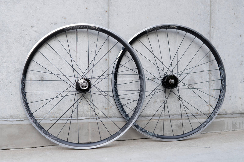EASTON R90 SL × PHILWOOD HIGH FLANGE TRACK HUB Custom Wheel F/R Set【USED】