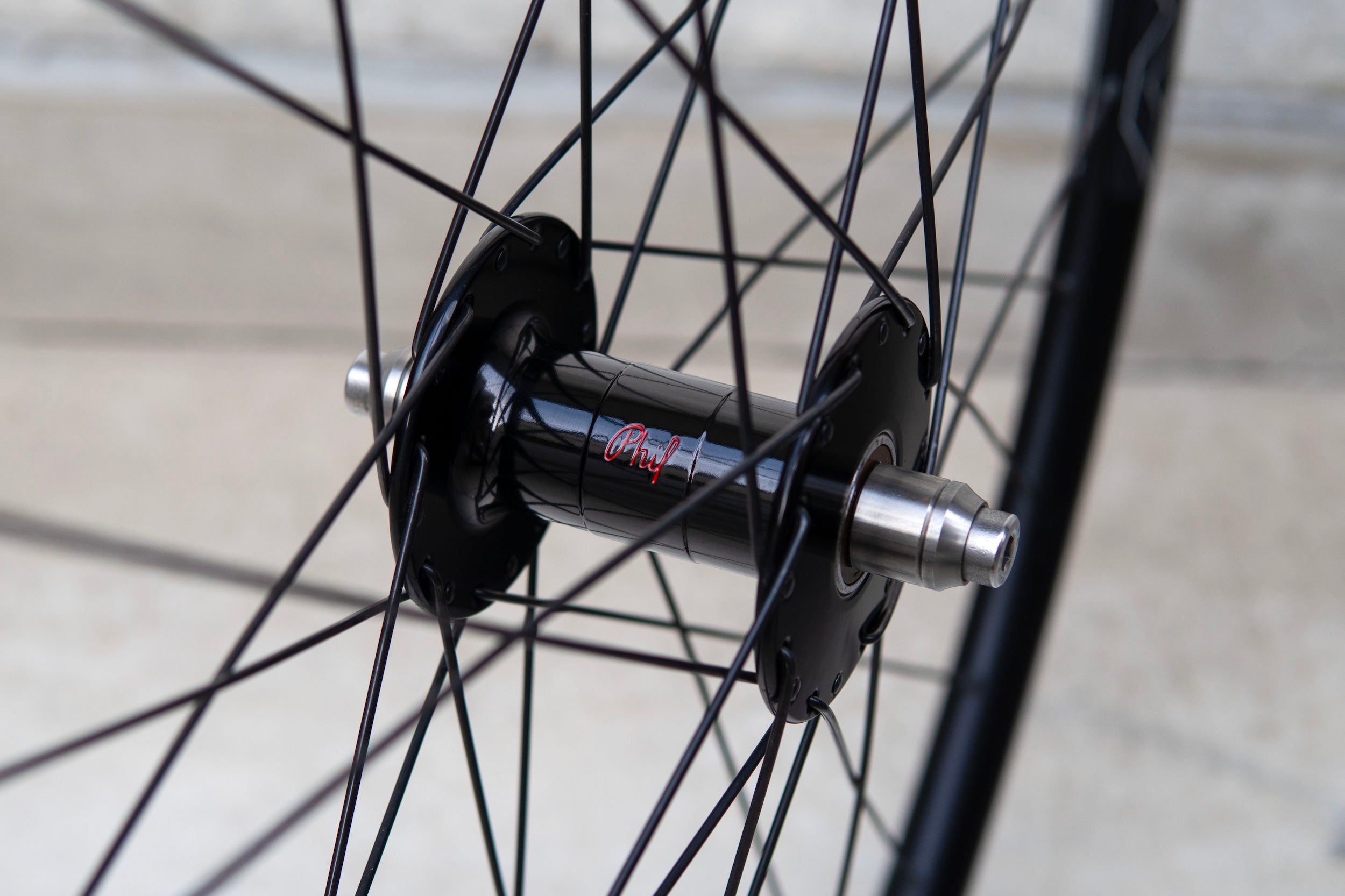 EASTON R90 SL × PHILWOOD HIGH FLANGE TRACK HUB Custom Wheel F/R