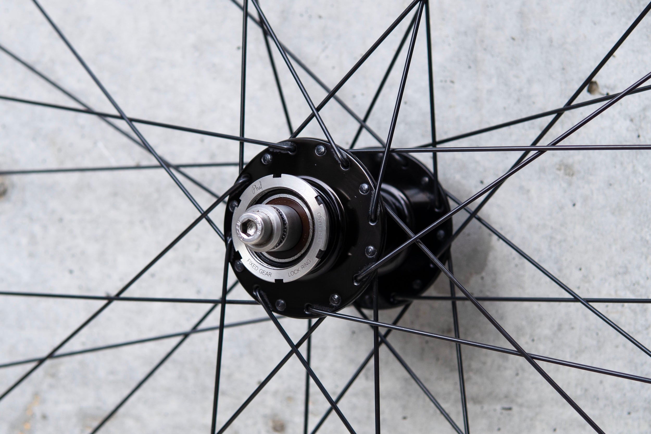 EASTON R90 SL × PHILWOOD HIGH FLANGE TRACK HUB Custom Wheel F/R