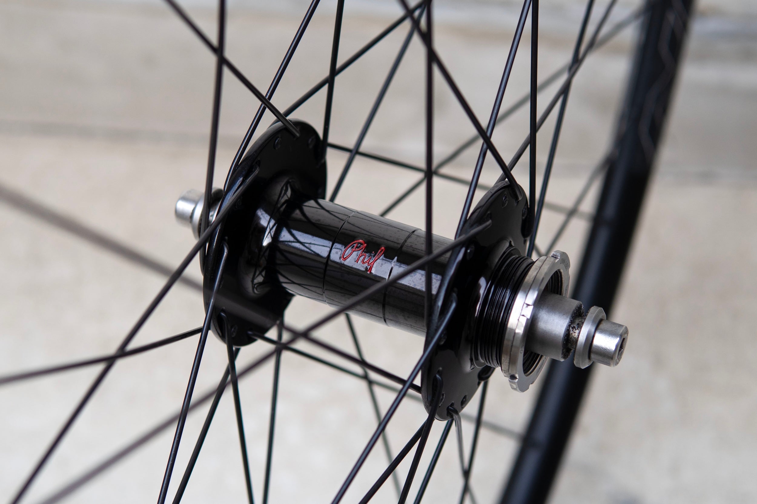 EASTON R90 SL × PHILWOOD HIGH FLANGE TRACK HUB Custom Wheel F/R