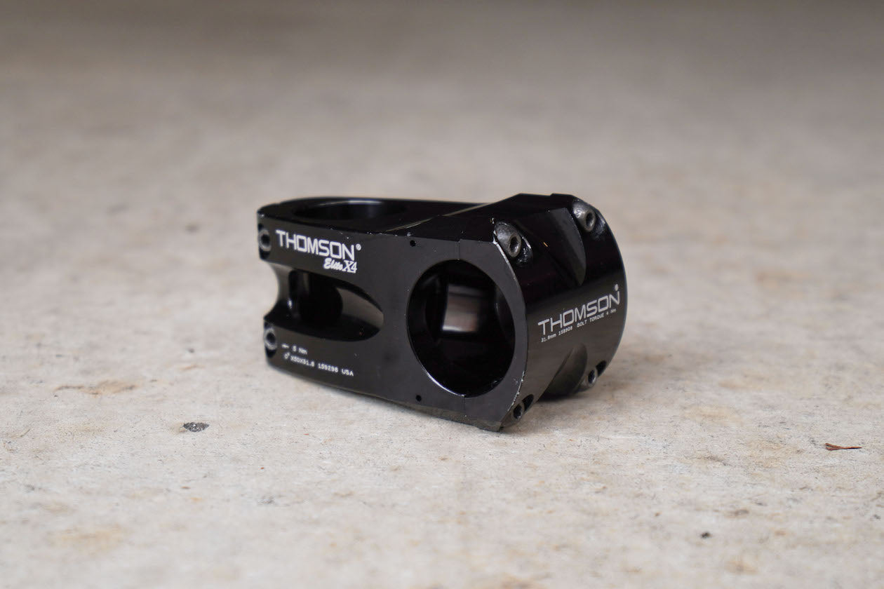 USED】THOMSON ELITE X4 STEM Black (0° / 50mm / Ø31.8)