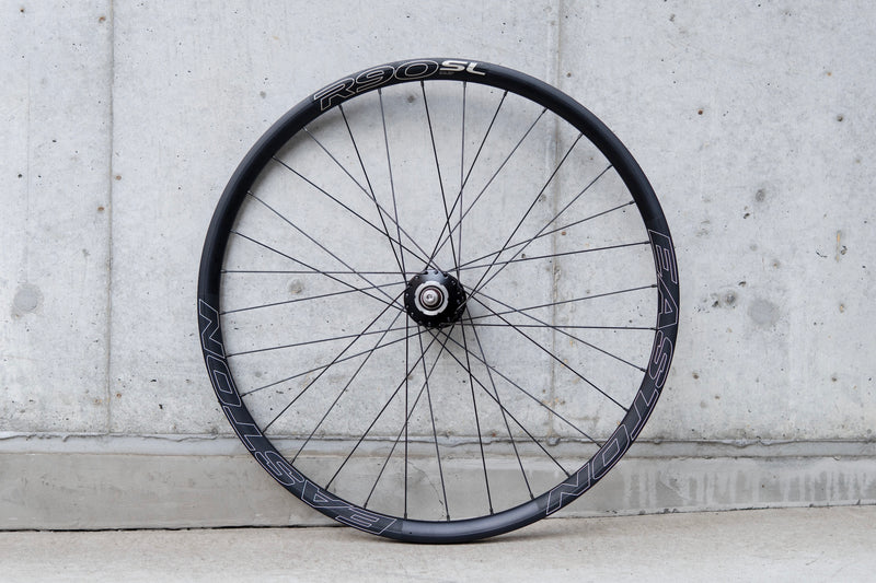 EASTON R90 SL DISC × PHILWOOD HIGH FLANGE TRACK HUB Custom Wheel F/R Set【USED】