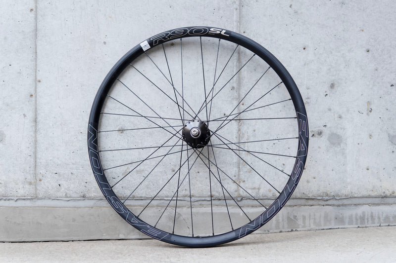 EASTON R90 SL DISC × PHILWOOD HIGH FLANGE TRACK HUB Custom Wheel F/R Set【USED】