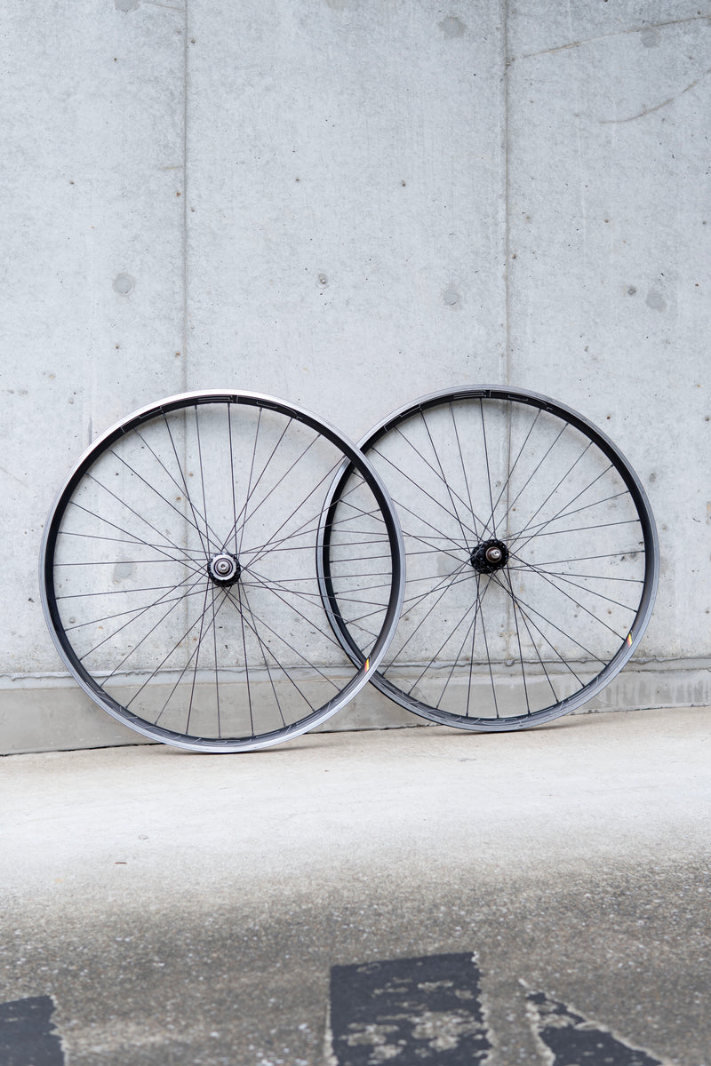 HED. Belgium Rim × PHILWOOD LOW FLANGE TRACK HUB Custom Wheel F/R Set【USED】