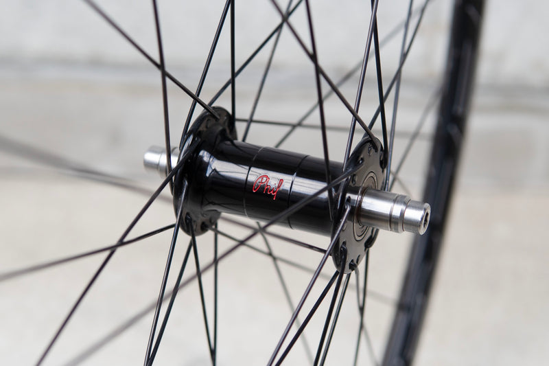 HED. Belgium Rim × PHILWOOD LOW FLANGE TRACK HUB Custom Wheel F/R Set【USED】