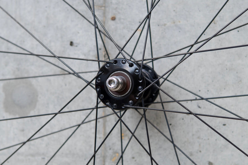 HED. Belgium Rim × PHILWOOD LOW FLANGE TRACK HUB Custom Wheel F/R Set【USED】