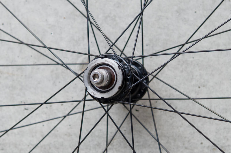 HED. Belgium Rim × PHILWOOD LOW FLANGE TRACK HUB Custom Wheel F/R Set【USED】