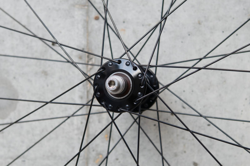HED. Belgium Rim × PHILWOOD LOW FLANGE TRACK HUB Custom Wheel F/R Set【USED】