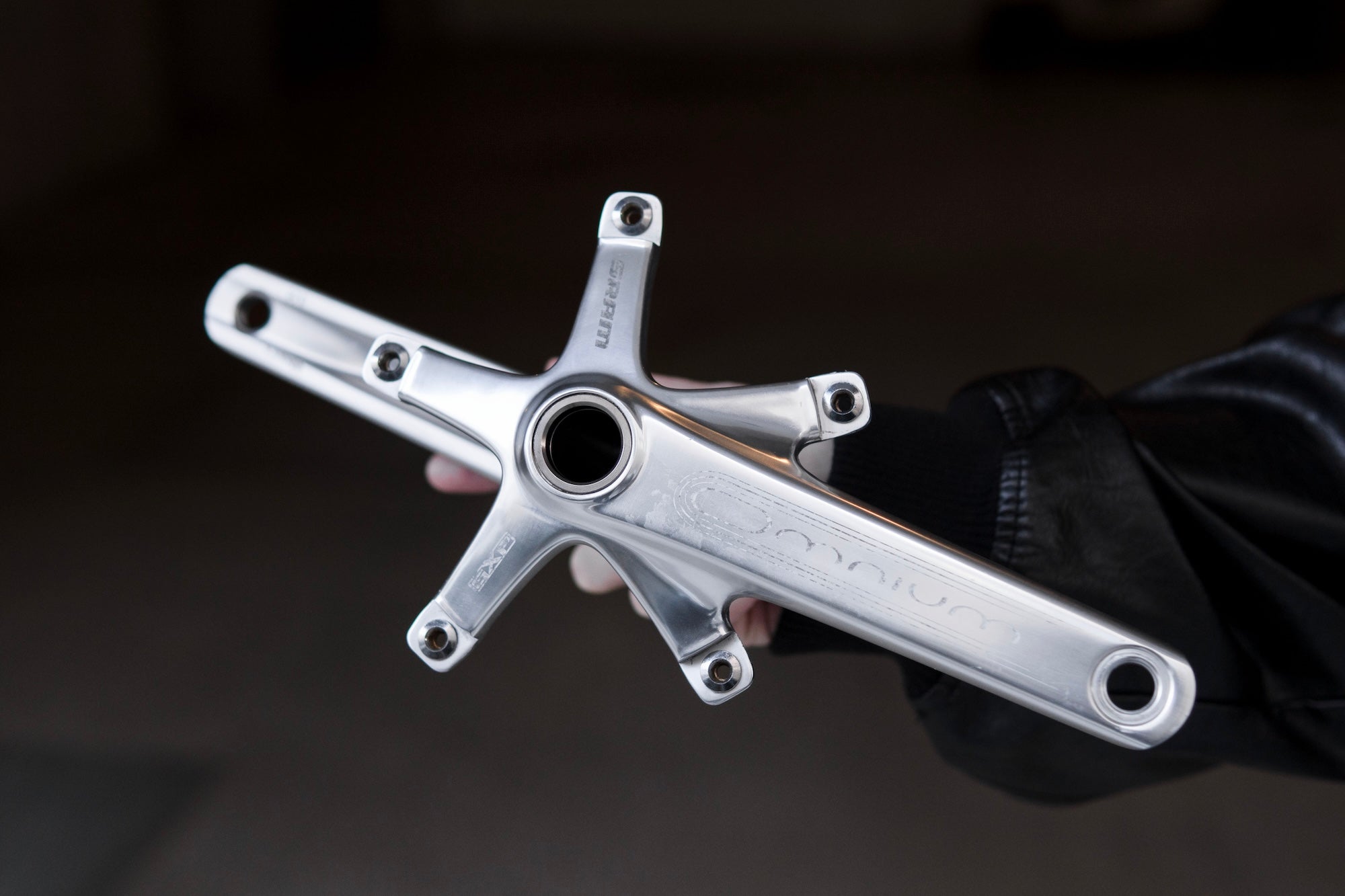 贅沢品 USED】SRAM （純正BB付属） CRANK TRACK OMNIUM ルアー・フライ
