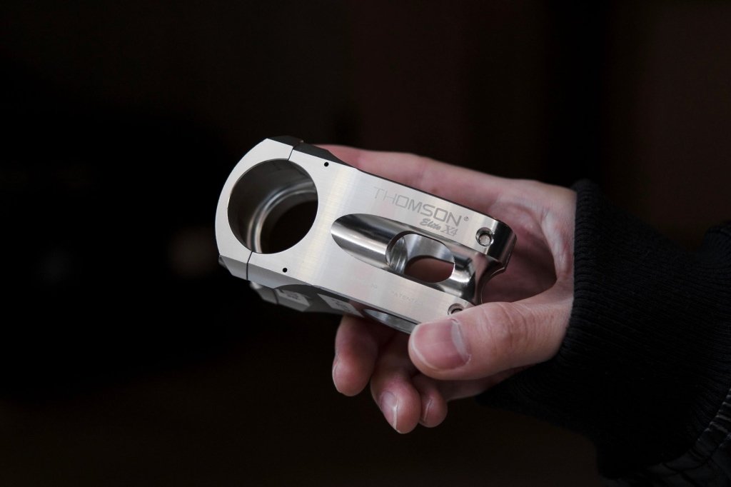 Thomson Elite x4 stem 50mm×0° シルバー THOMSON ELITE X4 STEM Silver