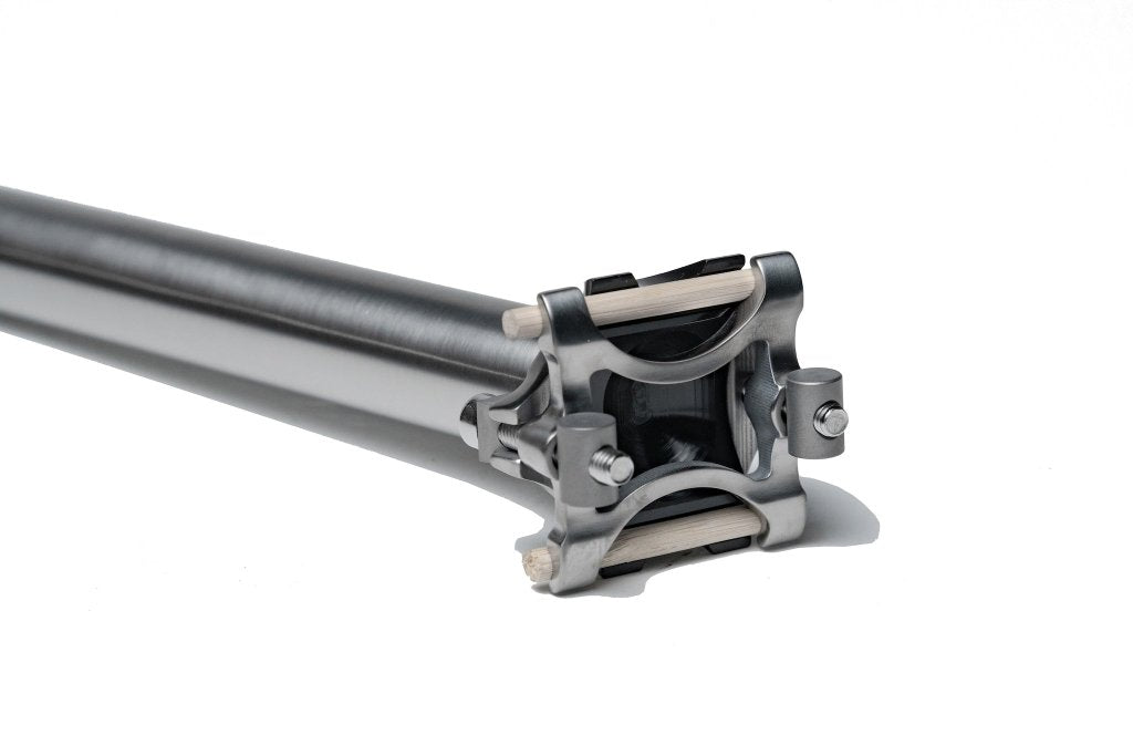 【チタン製試作品？】BROTURES セットバックseat post 31.6 BROTURES Ti SEATPOST