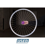 H PLUS SON AT-25 (Polish) × PHILWOOD LOW FLANGE TRACK HUB(Purple) Custom Wheel (Front)【USED】