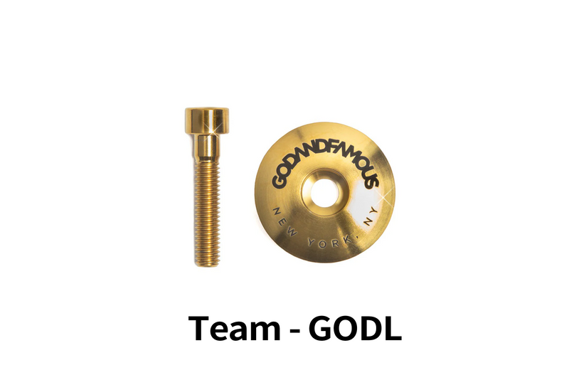 GODANDFAMOUS Titanium Top Caps