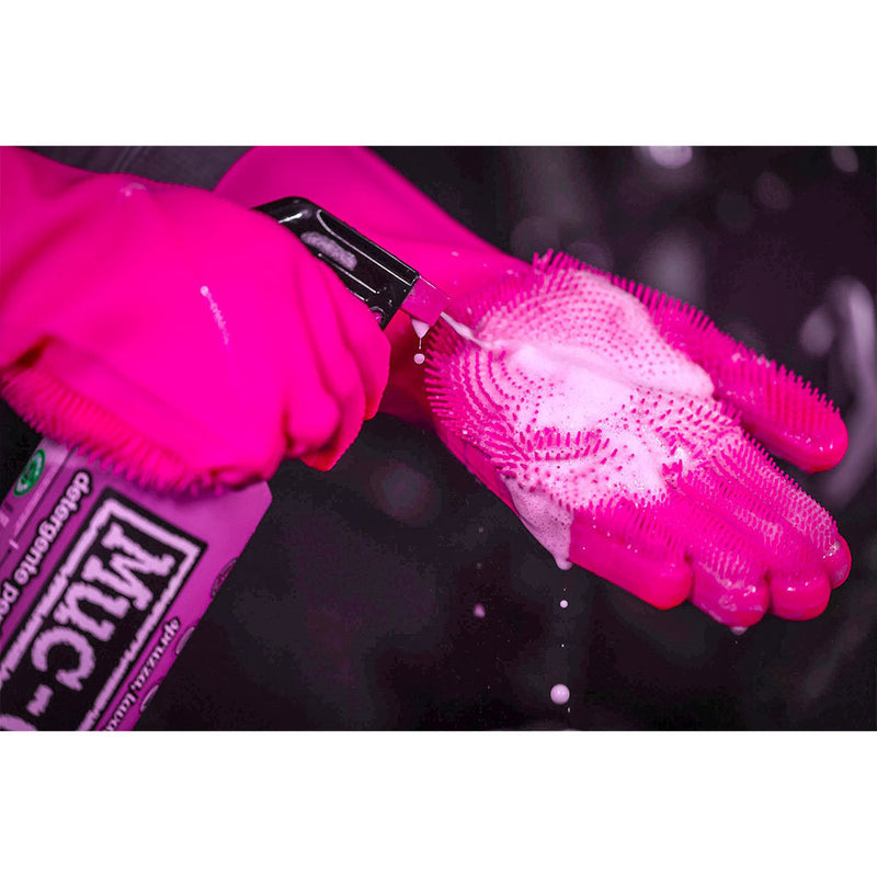 MUC-OFF DEEP SCRUBBER GLOVES PINK