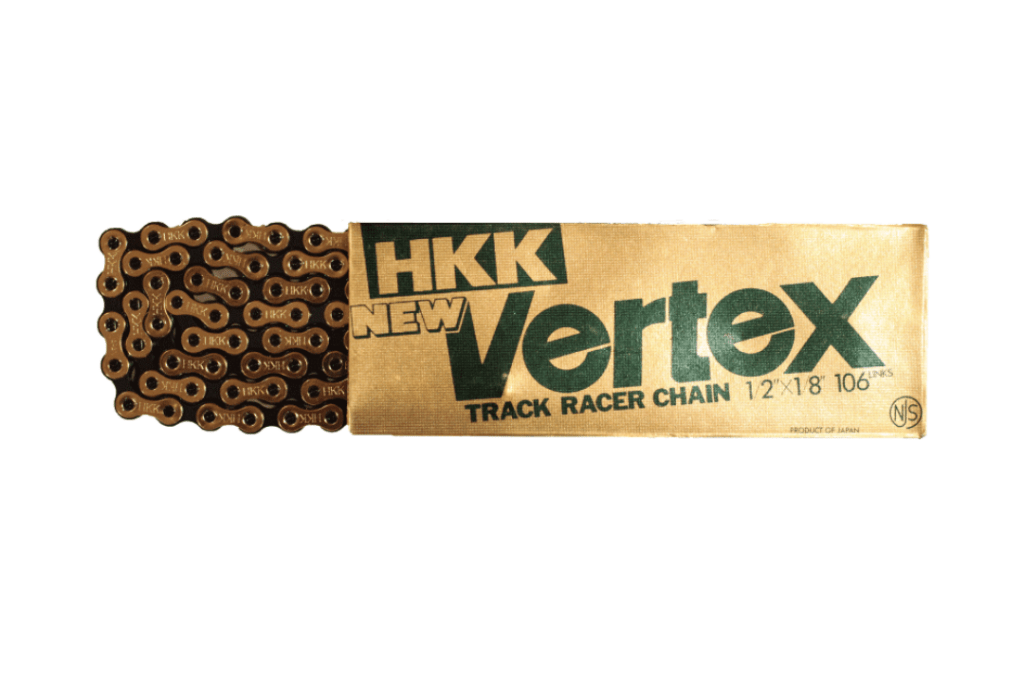 ピスト・競輪/NJS認定【HKK Vertex】シルバーチェーン新品
